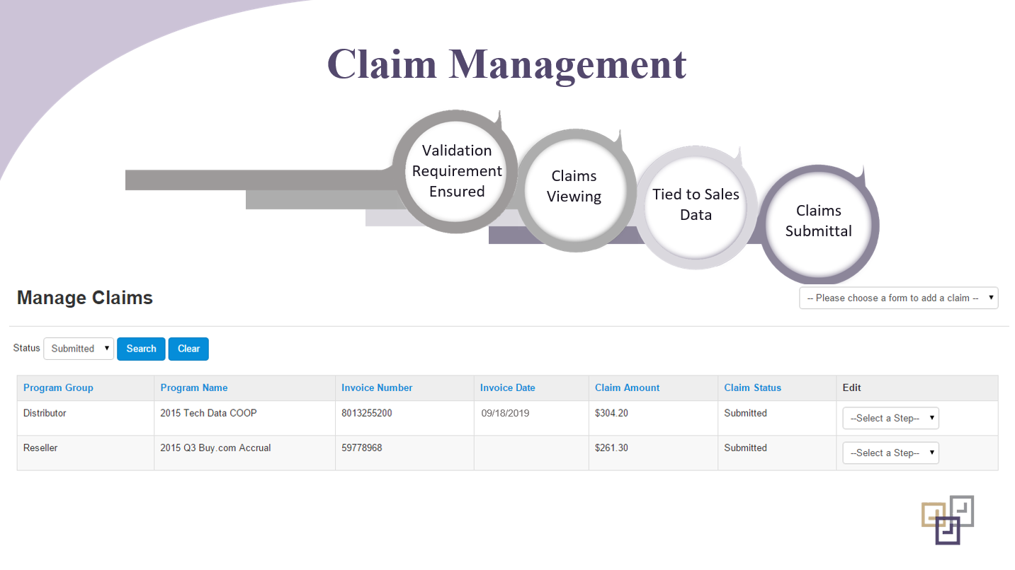 screenshot of Automated Ship and Debit